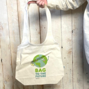 BIO & Fairtrade katoen city shopper ca. 34/39x40 cm