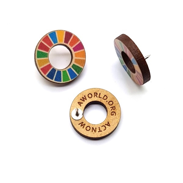 SDG pins AWORLD.ORG